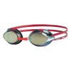 Schwimmbrille Racer Titan Grau-Rot Spiegellinsen-Gold Zoggs 461112GYRDMGD