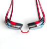 Schwimmbrille Racer Titan Grau-Rot Spiegellinsen-Gold Zoggs 461112GYRDMGD