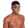 Schwimmbrille Racer Titan Grau-Rot Spiegellinsen-Gold Zoggs 461112GYRDMGD
