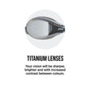 Schwimmbrille Predator Titan Reactor Grau-Türkis Regular Zoggs 461113GYTQRTIR