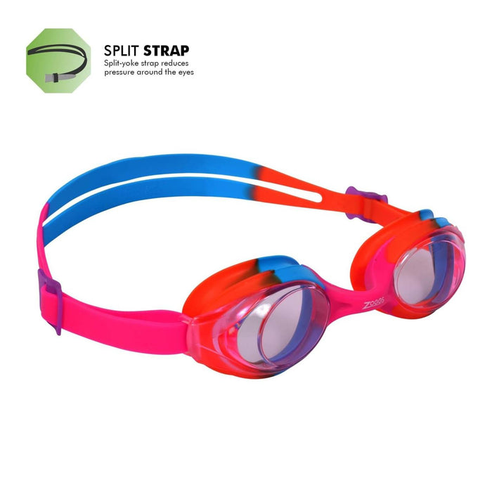 Schwimmbrille Bondi Junior Pink-Orange Tönung-Pink Linsen Zoggs 461301PKORTPK