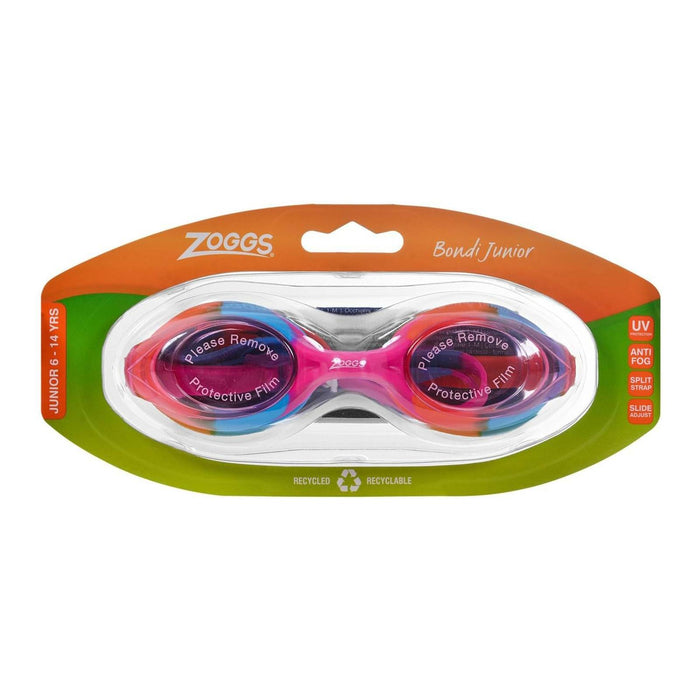 Schwimmbrille Bondi Junior Pink-Orange Tönung-Pink Linsen Zoggs 461301PKORTPK
