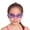 Schwimmbrille Phantom 2.0 Junior Lila-Aqua Tönung-Blaue Linsen Zoggs 461312PUAQTBL