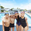 Schwimmbrille Phantom 2.0 Junior Lila-Aqua Tönung-Blaue Linsen Zoggs 461312PUAQTBL