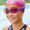 Schwimmbrille Phantom Elite Mirror Junior Pink-Blau Spiegel-Rot Linsen Zoggs 461316PKBLMRD