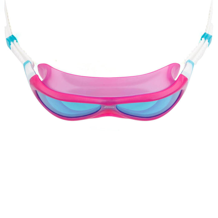 Schwimmmaske Phantom Junior Pink-Weiß Tönung-Blaue Linsen Zoggs 461317PKWHTBL