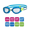 Schwimmbrille Predator Junior Blau-Lime Zoggs 461319BLLMCLR