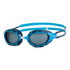 Schwimmbrille Predator Junior Hellblau-Blau Tönung-Rauch Linsen Zoggs 461319LBBLTSM