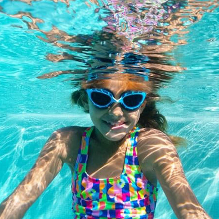 Schwimmbrille Predator Junior Hellblau-Blau Tönung-Rauch Linsen Zoggs 461319LBBLTSM
