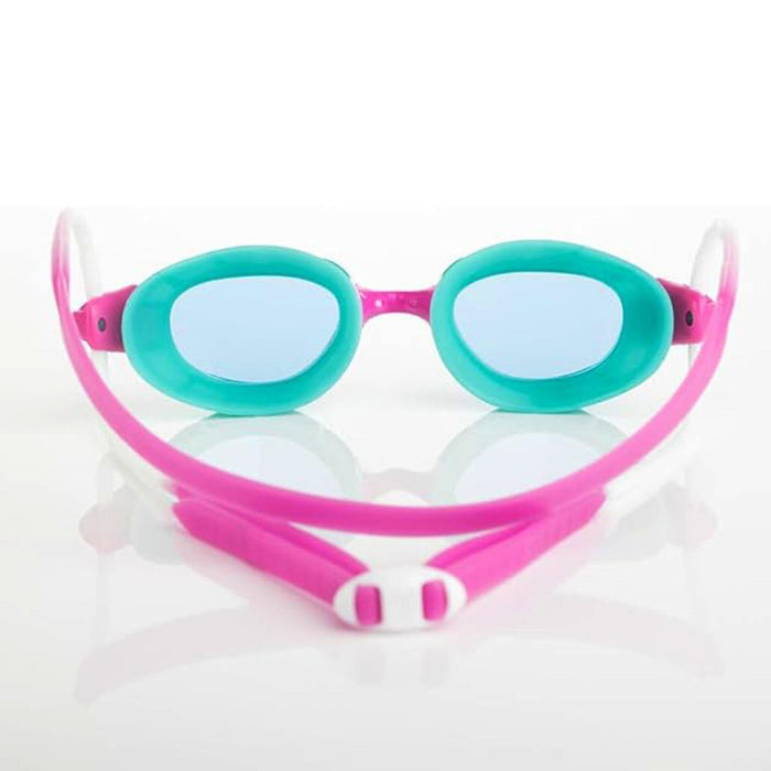 Schwimmbrille Predator Junior Pink-Türkis Tönung-Blaue Linsen Zoggs 461319PKTQTBL