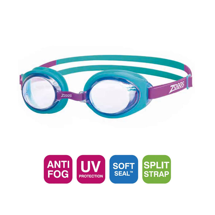 Schwimmbrille Ripper Junior Türkis-Lila Zoggs 461323TQPUCLR