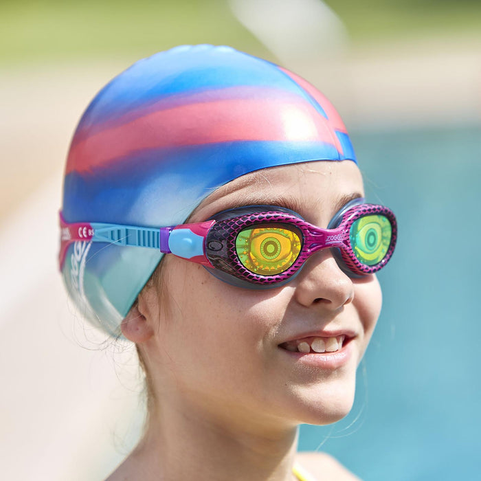 Schwimmbrille Sea Demon Junior Lila-Rosa Hologam Linsen Zoggs 461324PUPKHOL