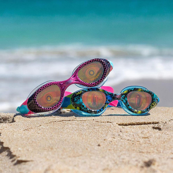 Schwimmbrille Sea Demon Junior Lila-Rosa Hologam Linsen Zoggs 461324PUPKHOL