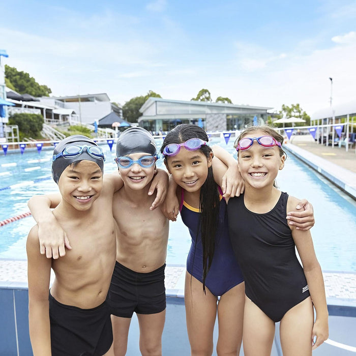 Schwimmbrille Sonic Air 2.0 Junior Blau-Orange Tönung-Blaue Linsen Zoggs 461325BLORTBL