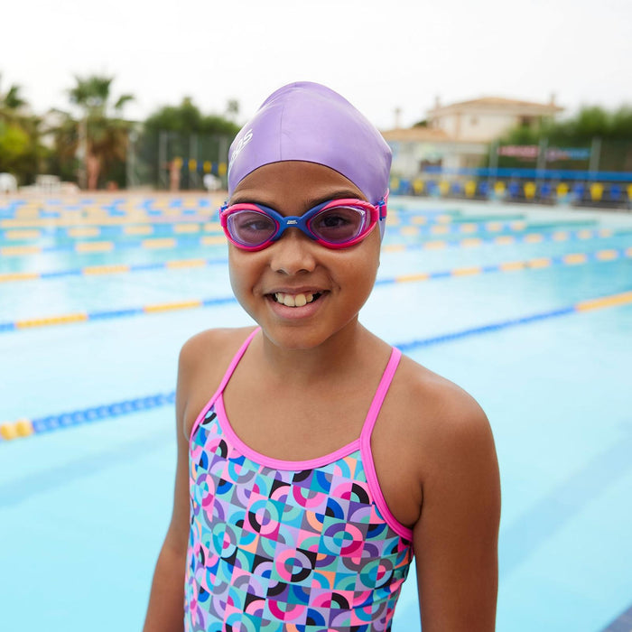 Schwimmbrille Sonic Air 2.0 Junior Blau-Pink Tönung-Lila Linsen Zoggs 461325BLPKTPU