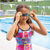 Schwimmbrille Sonic Air 2.0 Junior Grün-Blau Tönung-Blaue Linsen Zoggs 461325GNBLTBL