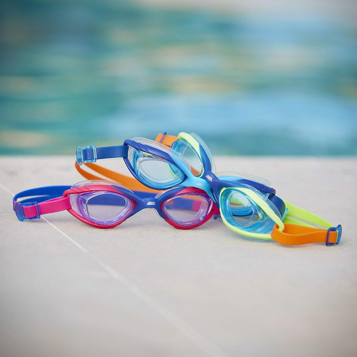 Schwimmbrille Sonic Air 2.0 Junior Grün-Blau Tönung-Blaue Linsen Zoggs 461325GNBLTBL