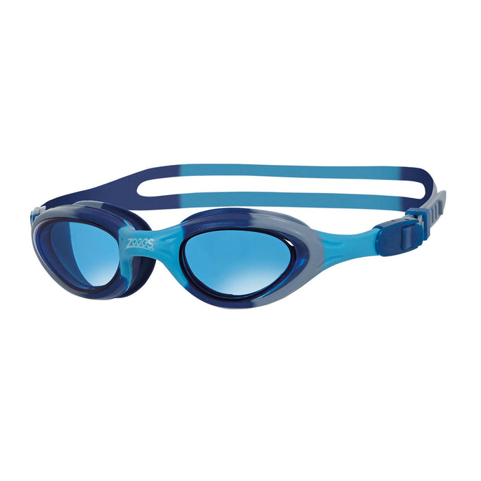 Schwimmbrille Super Seal Junior Blau-Camo Tönung-Blaue Linsen Zoggs 461327BLCMTBL