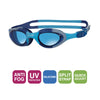 Schwimmbrille Super Seal Junior Blau-Camo Tönung-Blaue Linsen Zoggs 461327BLCMTBL