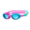 Schwimmbrille Super Seal Junior Pink-Blau Tönung-Blaue Linsen Zoggs 461327PKBLTBL