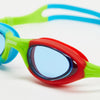 Schwimmbrille Super Seal Junior Rot-Blau Tönung-Blaue Linsen Zoggs 461327RDBLTBL