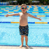 Schwimmbrille Super Seal Junior Rot-Blau Tönung-Blaue Linsen Zoggs 461327RDBLTBL