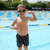 Schwimmbrille Super Seal Junior Rot-Blau Tönung-Blaue Linsen Zoggs 461327RDBLTBL