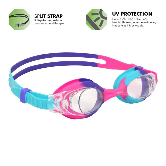Schwimmbrille Little Bondi Kids Aqua-Pink Zoggs 461401AQPUCLR