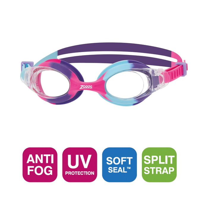 Schwimmbrille Little Bondi Kids Aqua-Pink Zoggs 461401AQPUCLR
