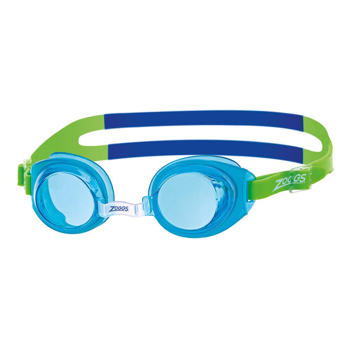 Schwimmbrille Little Ripper Aqua-Grün Tönung-Blaue Linsen Zoggs 461417AQGNTBL