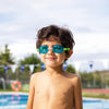 Schwimmbrille Little Ripper Aqua-Grün Tönung-Blaue Linsen Zoggs 461417AQGNTBL