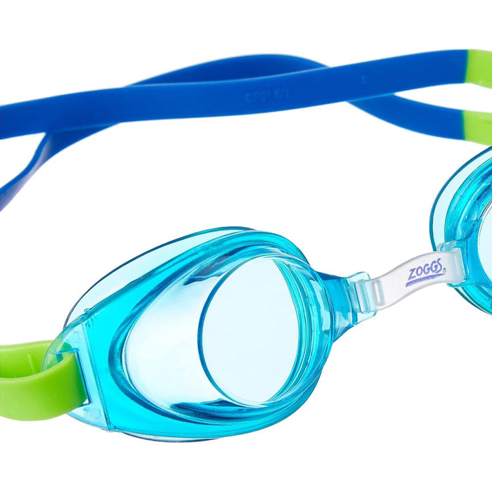 Schwimmbrille Little Ripper Aqua-Grün Tönung-Blaue Linsen Zoggs 461417AQGNTBL