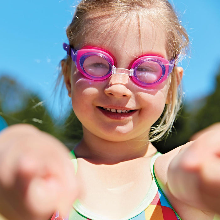 Schwimmbrille Little Ripper Kids Pink-Lila Tönung-Lila Linsen Zoggs 461417PKPUTPU