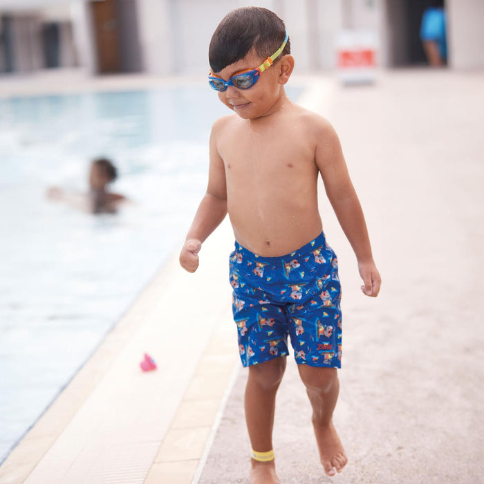 Schwimmbrille Little Sonic Air Kids Blau-Grün Tönung-Blaue Linsen Zoggs 461418BLGNTBL