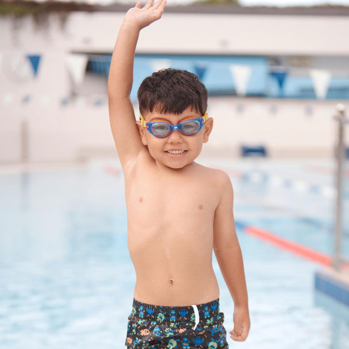 Schwimmbrille Little Sonic Air Kids Blau-Grün Tönung-Blaue Linsen Zoggs 461418BLGNTBL