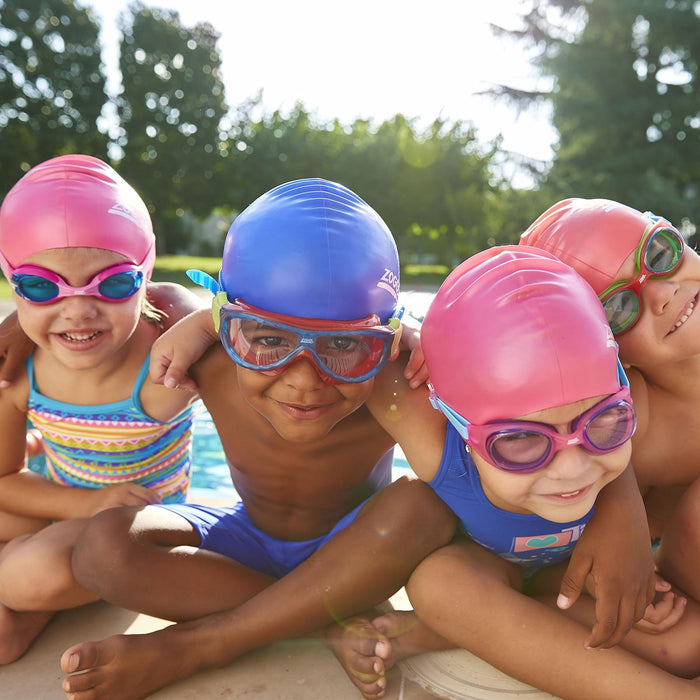Schwimmbrille Little Sonic Air Kids Blau-Orange Tönung-Blaue Linsen Zoggs 461418BLORTBL
