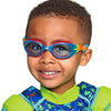 Schwimmbrille Little Sonic Air Kids Blau-Orange Tönung-Blaue Linsen Zoggs 461418BLORTBL