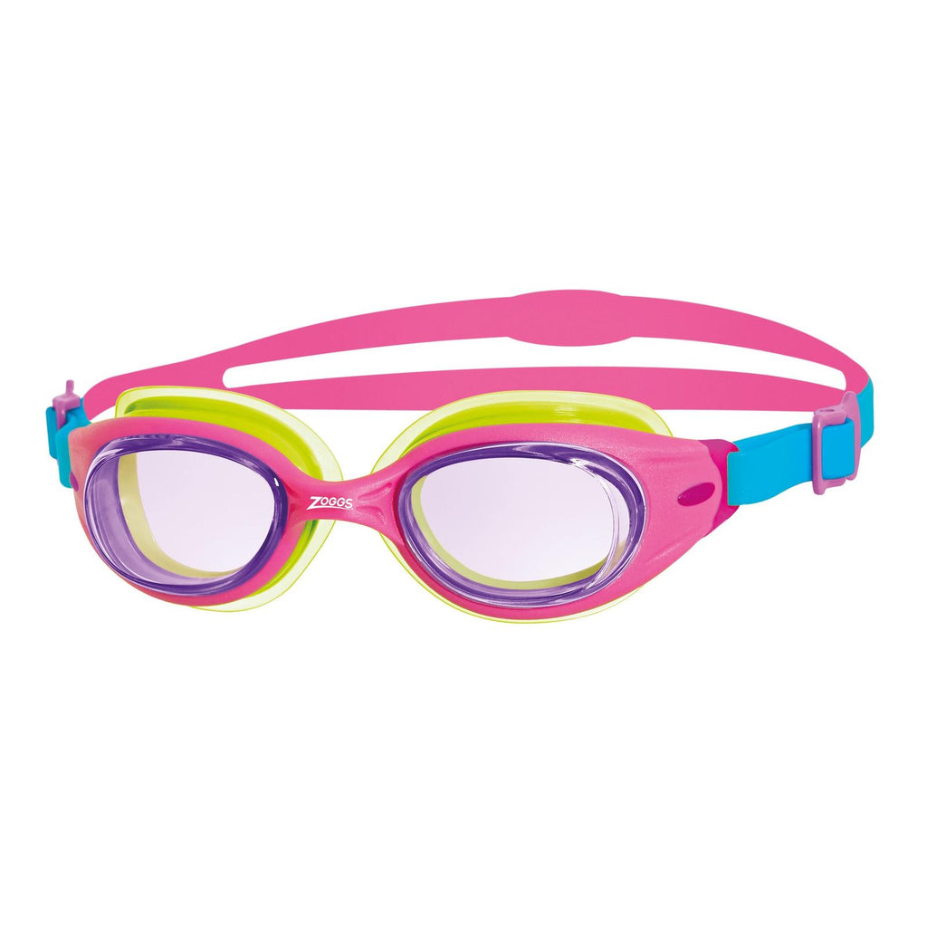 Schwimmbrille Little Sonic Air Kids Pink-Grün Tönung-Lila Linsen Zoggs 461418PKGNTPU