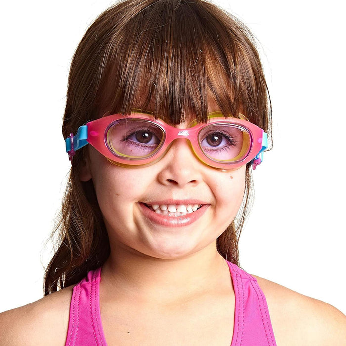 Schwimmbrille Little Sonic Air Kids Pink-Grün Tönung-Lila Linsen Zoggs 461418PKGNTPU