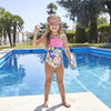 Schwimmbrille Little Sonic Air Kids Pink-Grün Tönung-Lila Linsen Zoggs 461418PKGNTPU