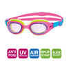 Schwimmbrille Little Sonic Air Kids Pink-Grün Tönung-Lila Linsen Zoggs 461418PKGNTPU