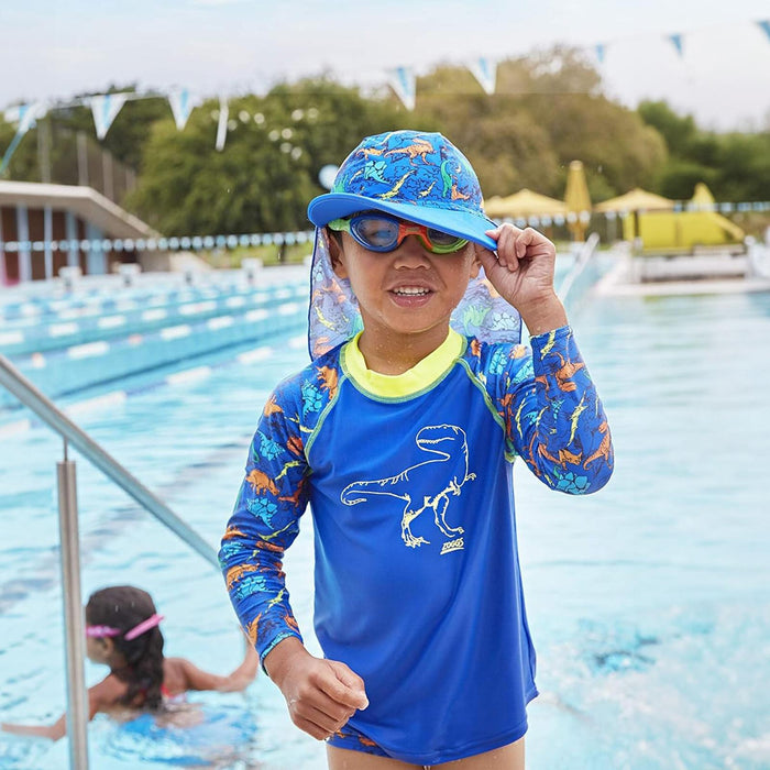 Schwimmbrille Little Super Seal Kids Orange-Grün Zoggs 461419ORGNCLR