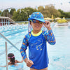 Schwimmbrille Little Super Seal Kids Orange-Grün Zoggs 461419ORGNCLR