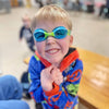 Schwimmbrille Little Twist Kids Blau-Grün Tönung-Blaue Linsen Zoggs 461421BLGNTBL