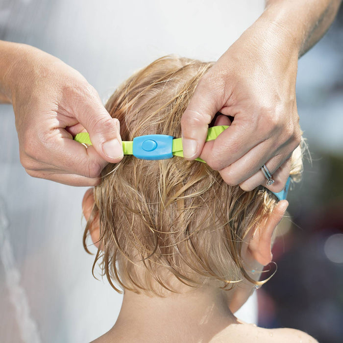 Schwimmbrille Little Twist Kids Blau-Grün Tönung-Blaue Linsen Zoggs 461421BLGNTBL