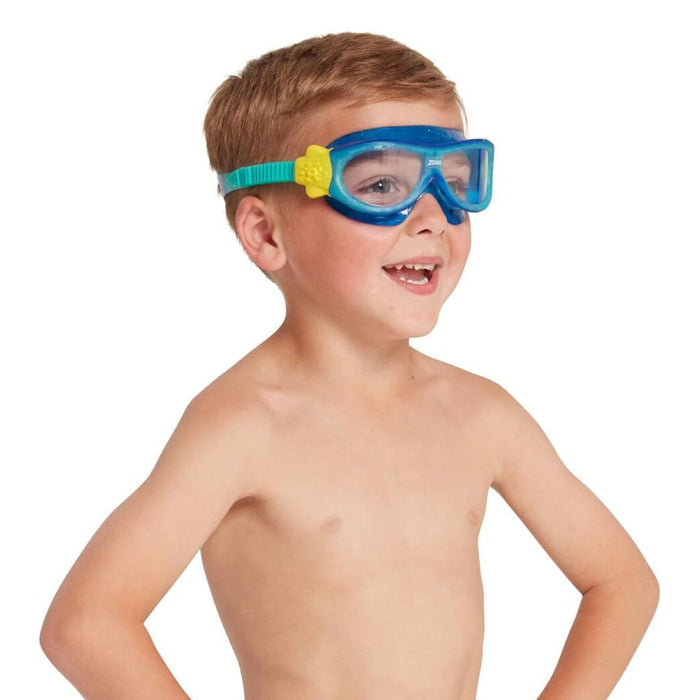 Schwimmmaske Phantom Kids Blau-Türkis Zoggs 461423BLTQCLR