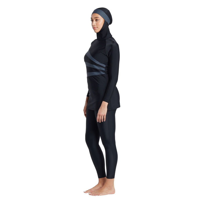 Meelup Modesty Badeanzug Damen Schwarz Größe 40-XL Zoggs 462163BKGY40