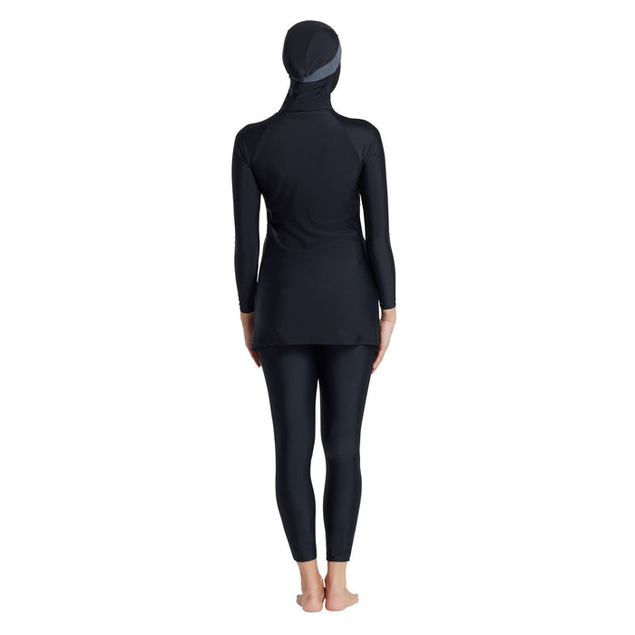 Meelup Modesty Badeanzug Damen Schwarz Größe 40-XL Zoggs 462163BKGY40