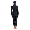 Meelup Modesty Badeanzug Damen Schwarz Größe 40-XL Zoggs 462163BKGY40