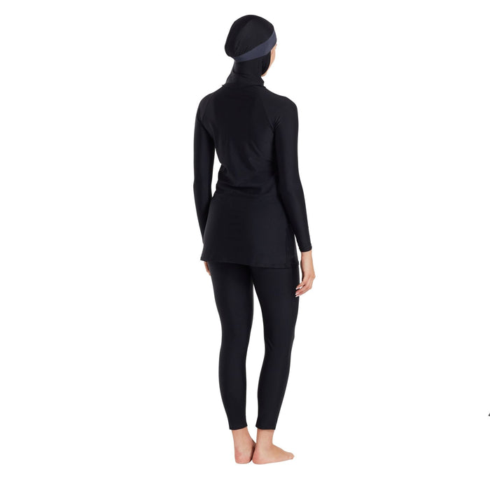 Meelup Modesty Badeanzug Damen Schwarz Größe 40-XL Zoggs 462163BKGY40